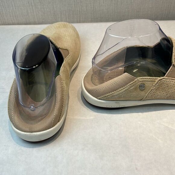 Spenco Convertible Sterling Orthotic Mule Shoes Slip Ons Sz 10 Tan Suede Leather - Picture 5 of 9